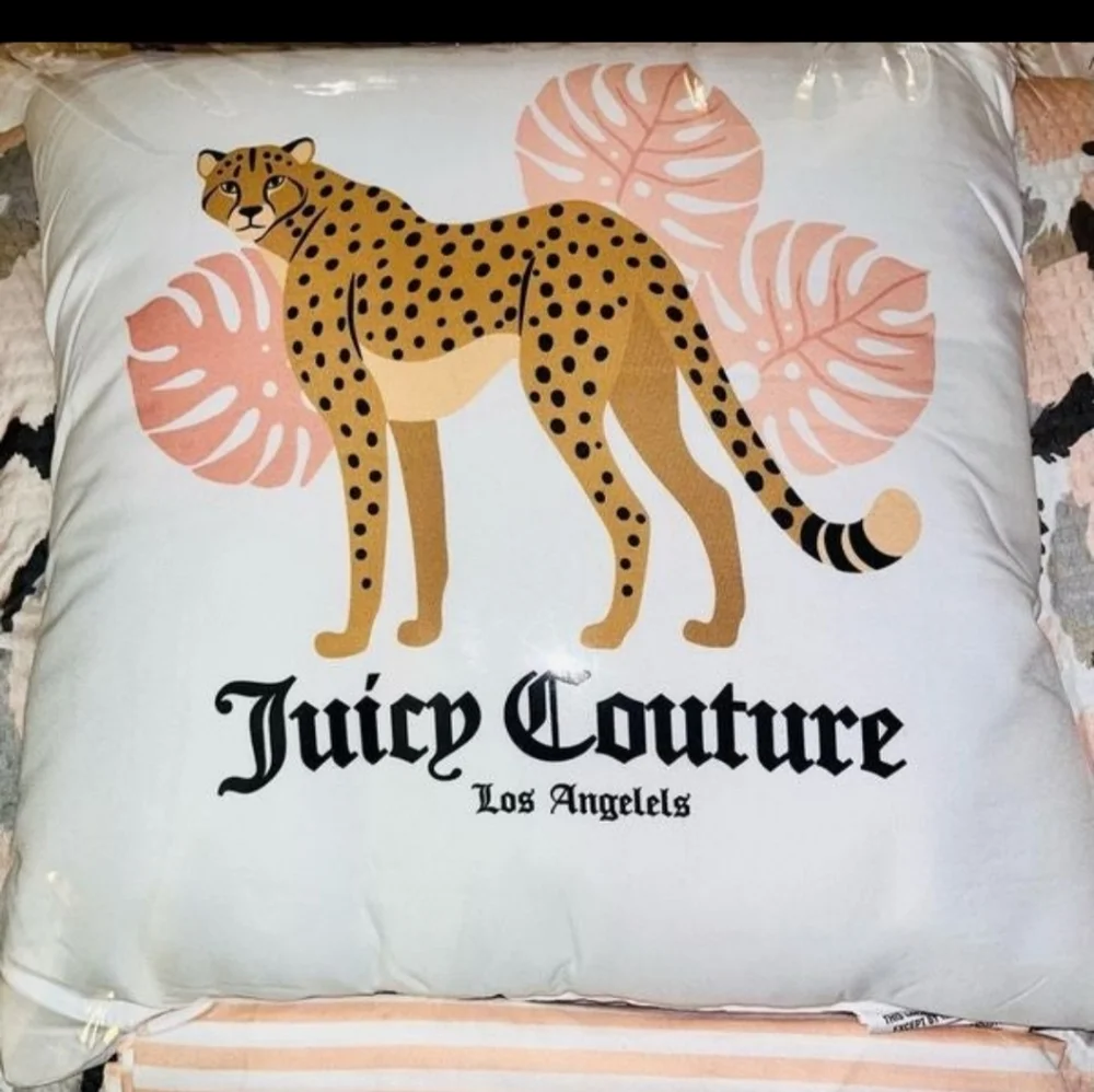 Juicy Couture pillow shams